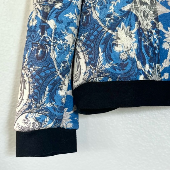 GARYGRAHAM422 XXL XL L Unisex Fleece Lined Patched Seeatshirt • Floral Print - Picture 4 of 12